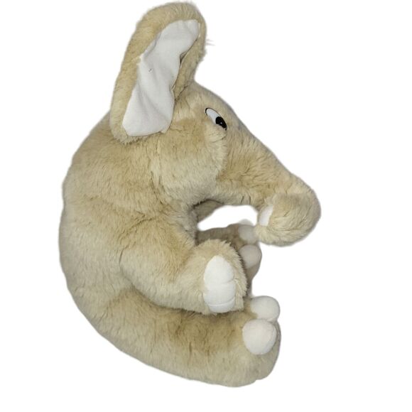 Vintage Kids Of America Plush Elephant Tan Stuffed‎ Animal Plastic Eyes Toy 12" - Picture 5 of 10